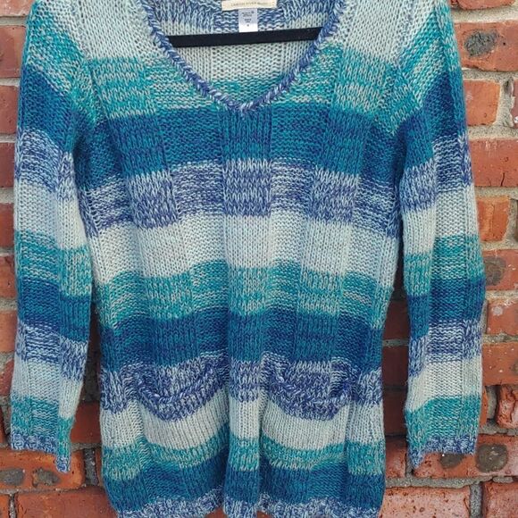 Blue rivers sweater & scarf set - Picture 3 of 7